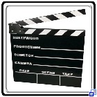 Das Symbolbild zeigt eine Filmklappe