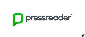 Die Abbildung zeigt das PressReader-Logo.