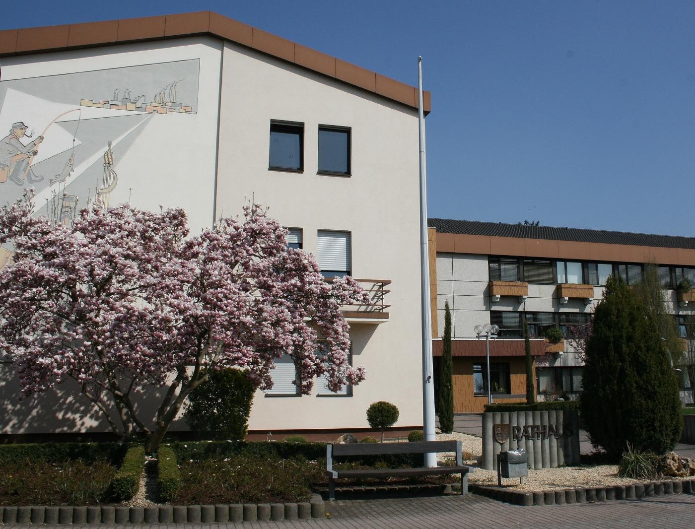 Vorderansicht Rathaus