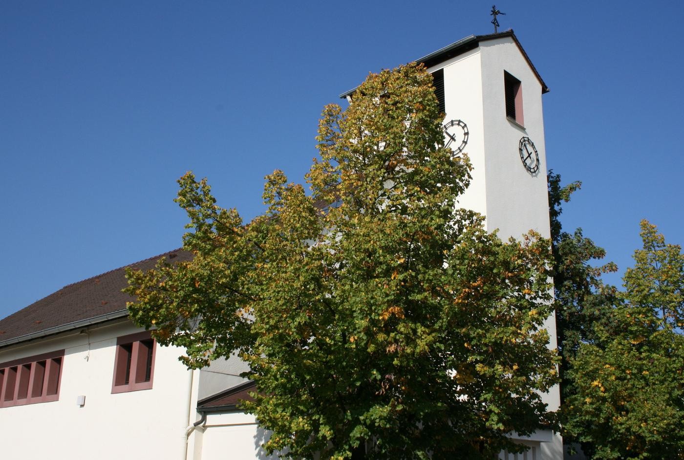 Ansicht der Kirche