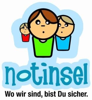 Das Bild zeigt das Logo der Aktion "Notinsel"