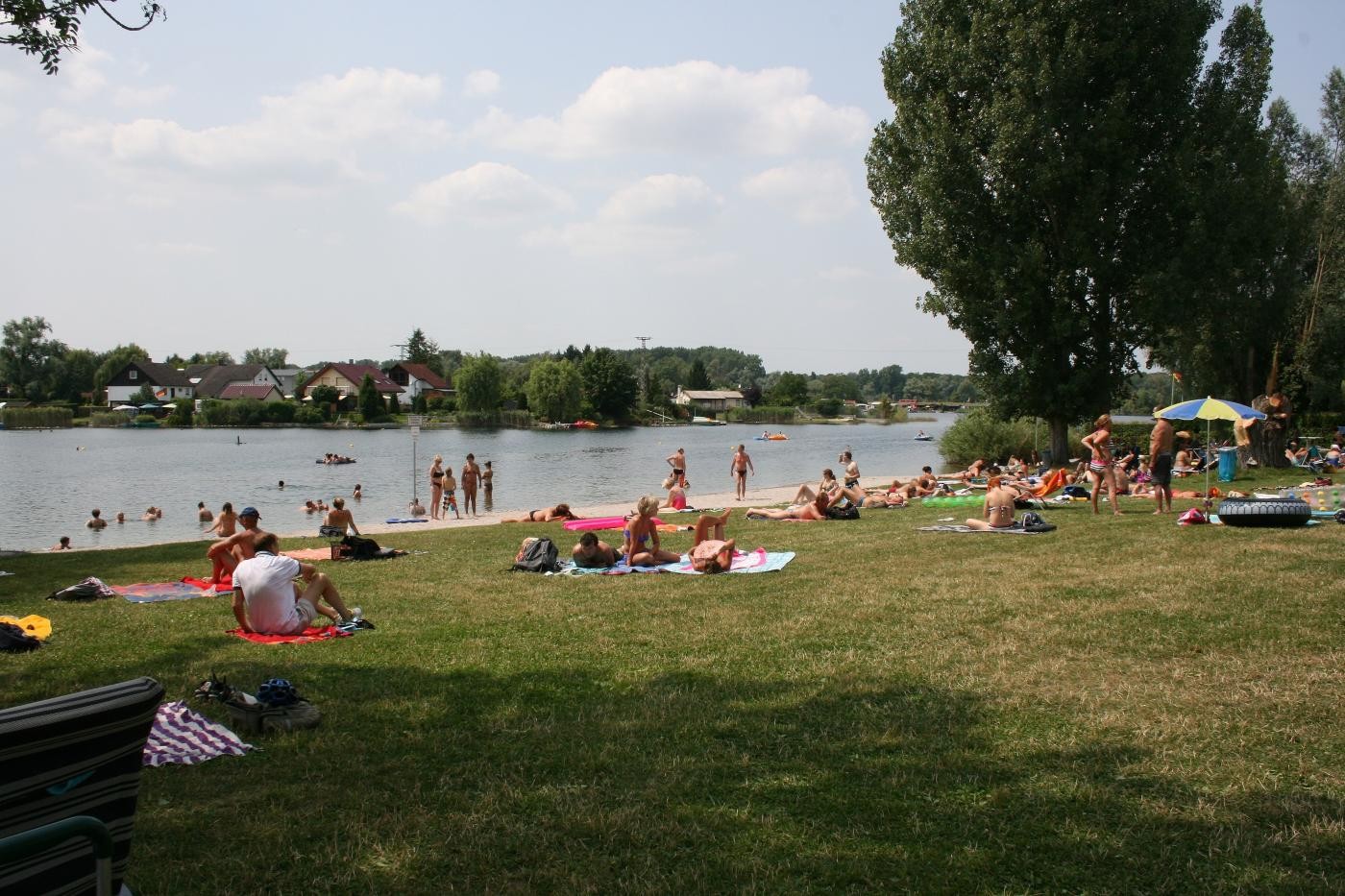 Liegewiese des Badestrandes