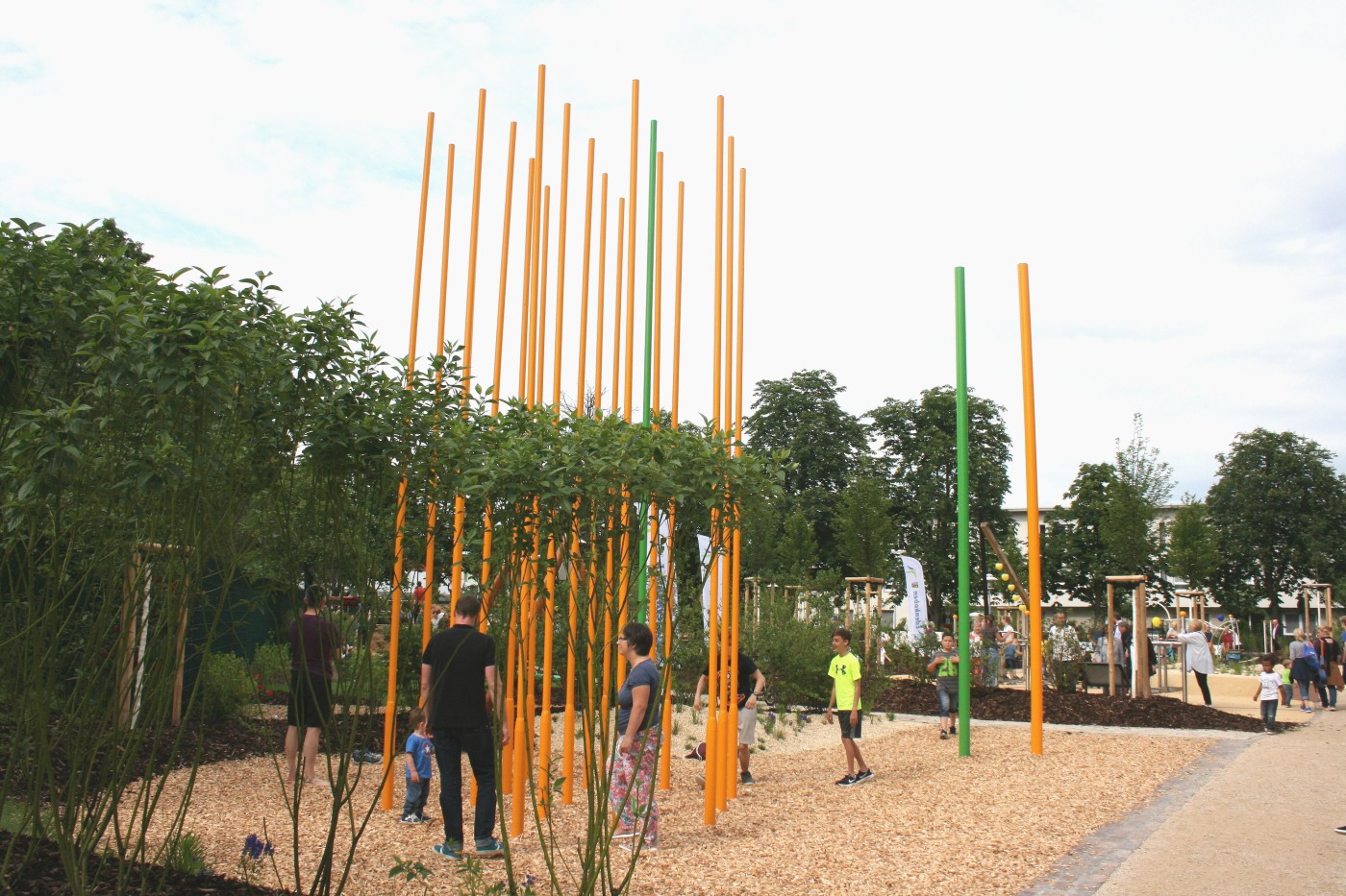 Das Bild zeigt einen Spielbereich der Anlage