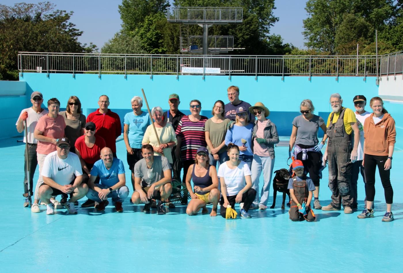 Gruppenbild des Helferteams